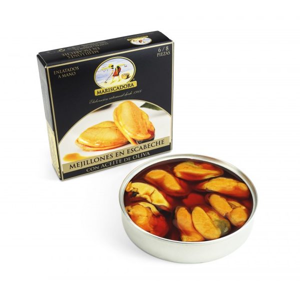 Mejillones en Escabeche 6/8 La Mariscadora — Gourmet & Especialidades — La Compania Gourmet