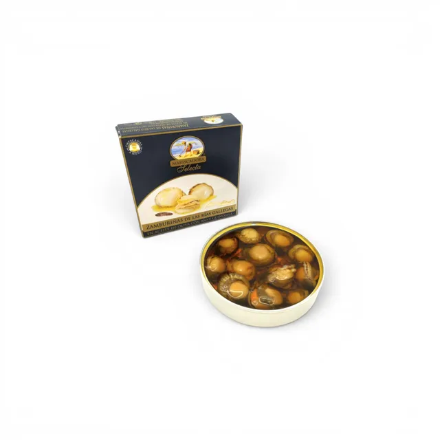 Zamburiñas RG Salsa Vieira Oliva La Mariscadora — Gourmet & Especialidades — La Compañía Gourmet